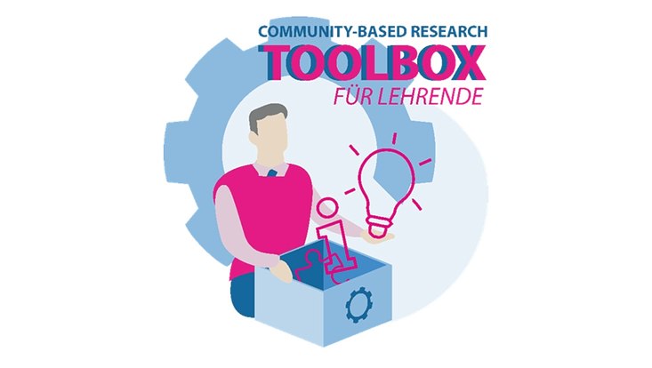 ein mann hält eine box mit nützlichen tools für lehrende