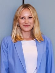 This is a portrait of Lara Lenz