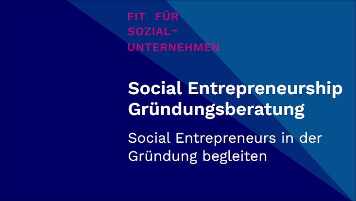 SEND Logo. Darunter in weißer Schrift: Social Entrepreneurship Gründungsberatung - Social Entrepreneurs in der Gründung begleiten