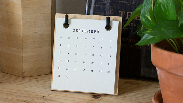 events-kalenderübersicht-blessing-unsplash-733x414 Kalender auf Tisch neben Pflanze