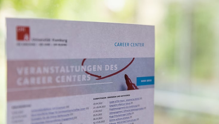 Roll up aus dem Career Center