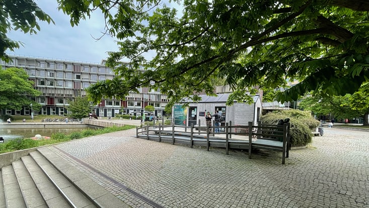 Bild vom Tiny House an der UHH