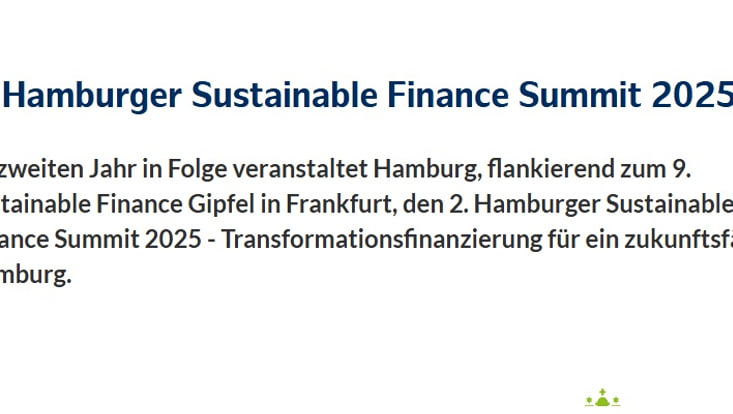 Hamburger Sustainable Finance Summit 2025