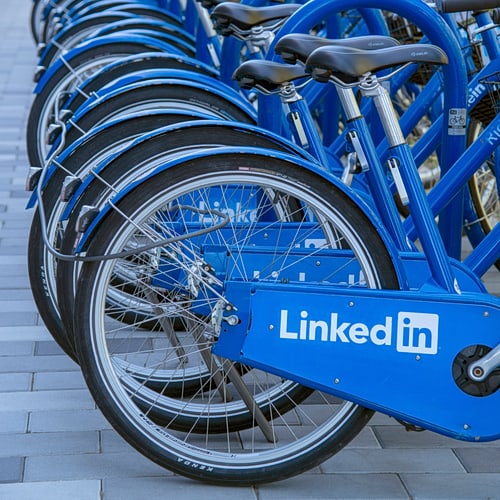 LinkedIn Fahrrad