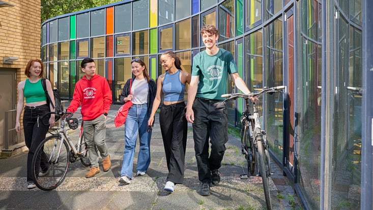 Gruppe von Studierenden
