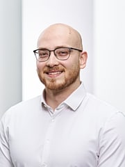 This is a portrait of Lasse Falk