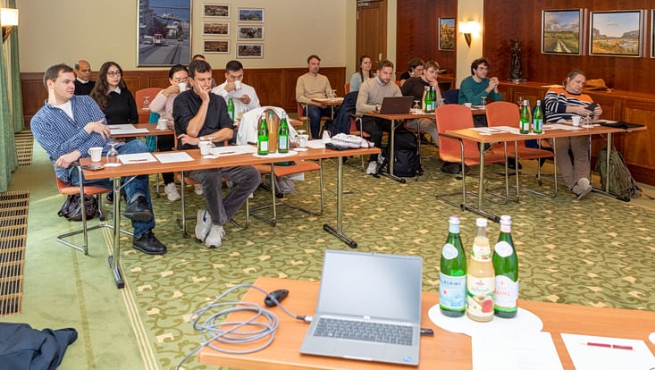 Audience at the Junior Meeting