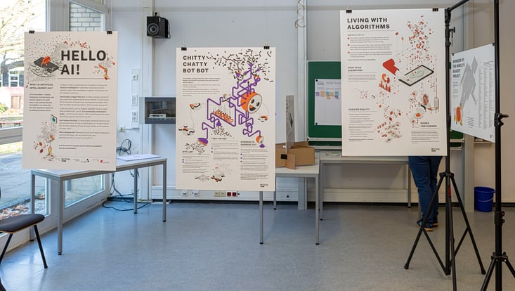Ausstellung auf Infotafeln