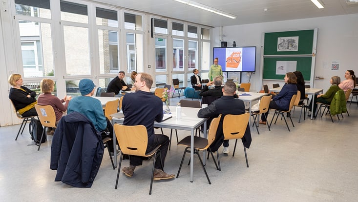 Präsentation in Seminarraum