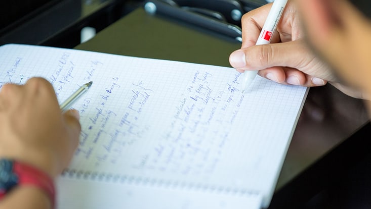 Stift und Papier