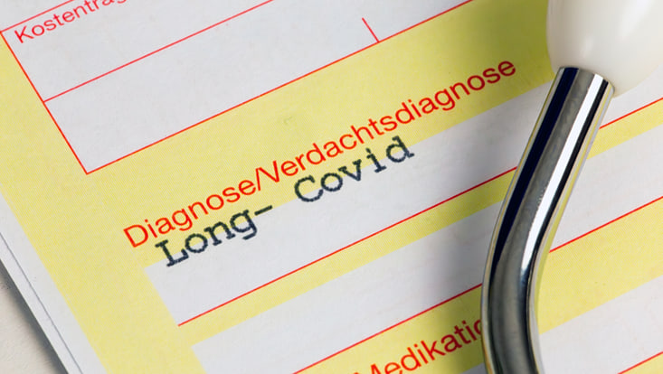 ärztliche Überweisung mit Long-Covid-Diagnose