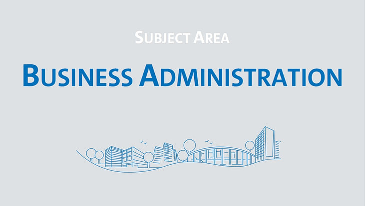 Skyline UHH mit Schriftzug Business Administration