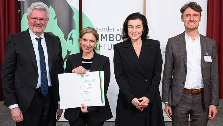 Preisträgerin Marcella Alsan der Alexander von Humboldt-Stiftung