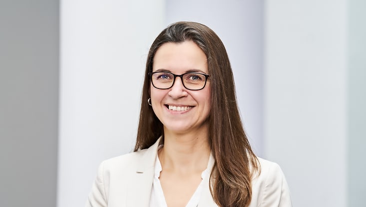 This is a portrait of PD. Dr. Christine Blome.