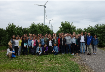 Die Teilnehmer der Exkursion auf einem Gruppenfoto