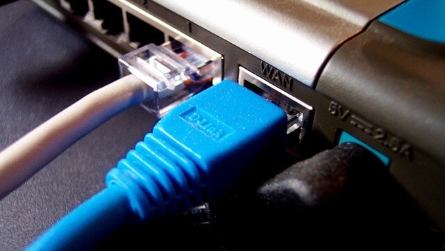 Detail eines Routers/Detail of a router