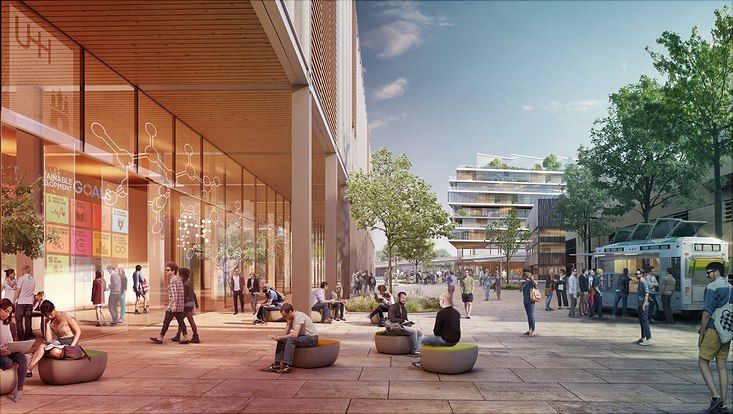 Visualisierung Science Campus Bahrenfeld