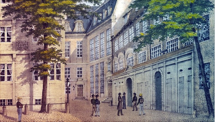 Johanneum im alten St. Johannis-Kloster um 1840