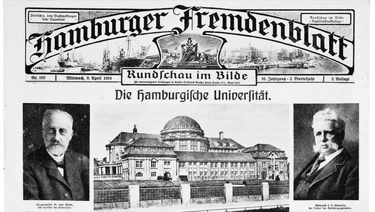 Zeitungsbericht über die Universität (1919)