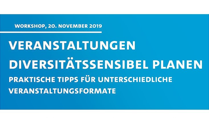 Plakat Workshop diversitätssensbel planen