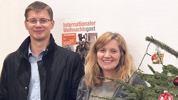 Aktion internationaler Weihnachtsgast - Teilnehmer und Organisatoin