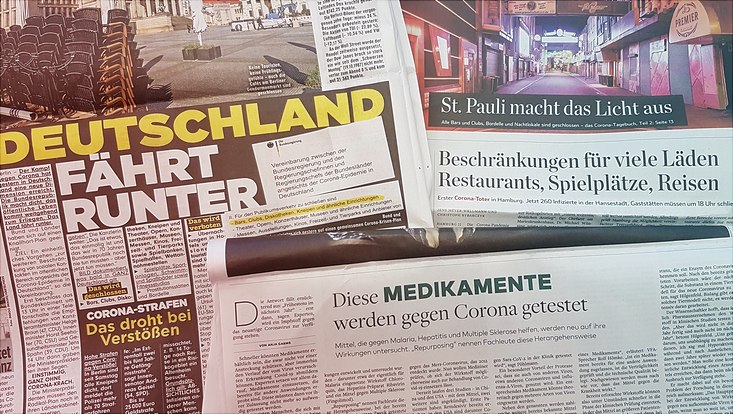 Die Coronakrise beherrscht die Berichterstattung