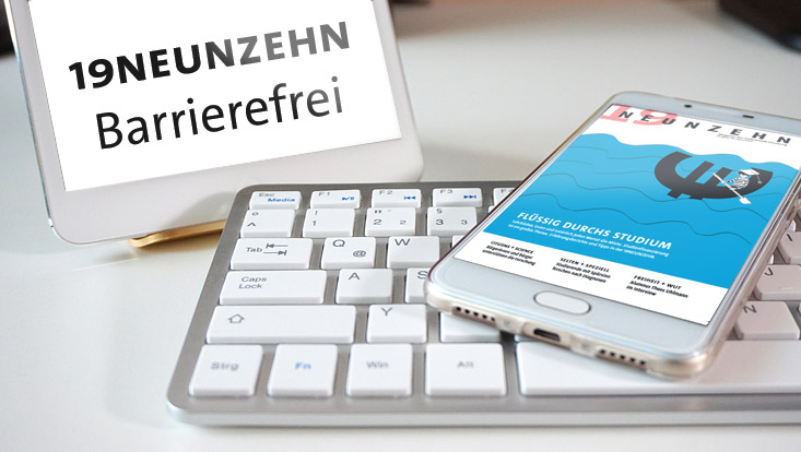 Ansicht der digitalen Version des Hochschulmagazins