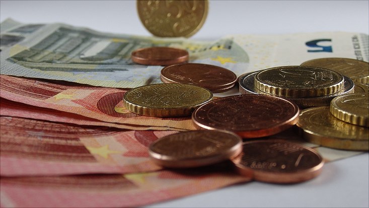 Euro Münzen und Scheine