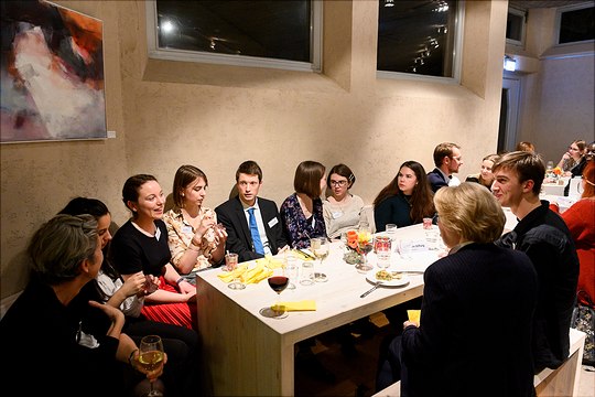 Stipendiaten/-innen und Förderer Gruppe - Förderer und Stipendiaten