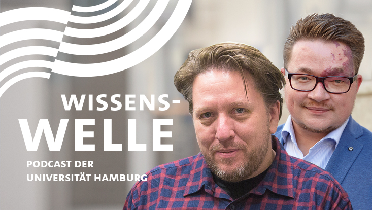 Prof. Dr. Thorsten Logge und Nils Steffen vom Arbeitsbereich Public History