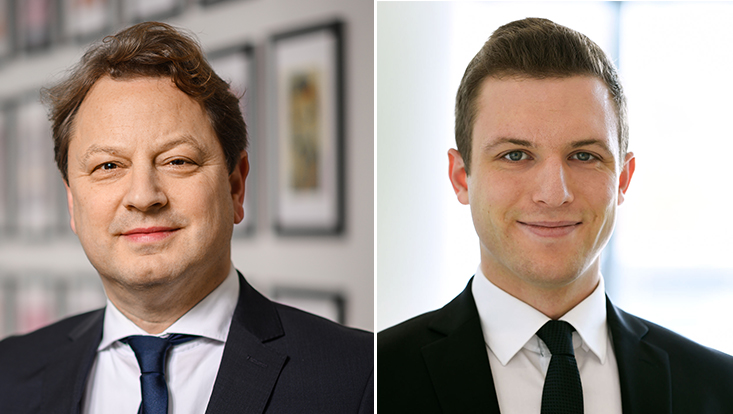 Prof. Dr. Michel Clement (l.) und Michael Kandziora