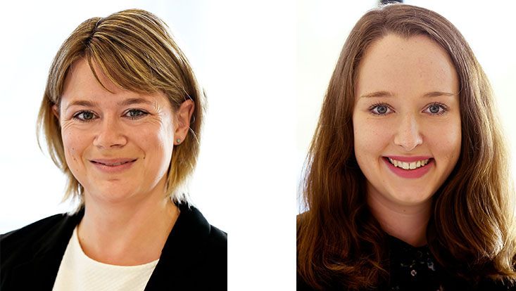 Sinika Studte (l.) und Sabrina Sandner