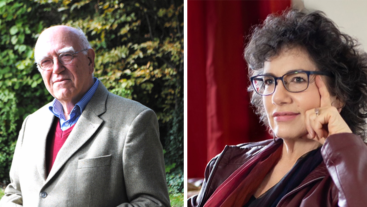 Prof. Dr. Klaus-Michael Kodalle und Prof. Dr. Susan Neiman