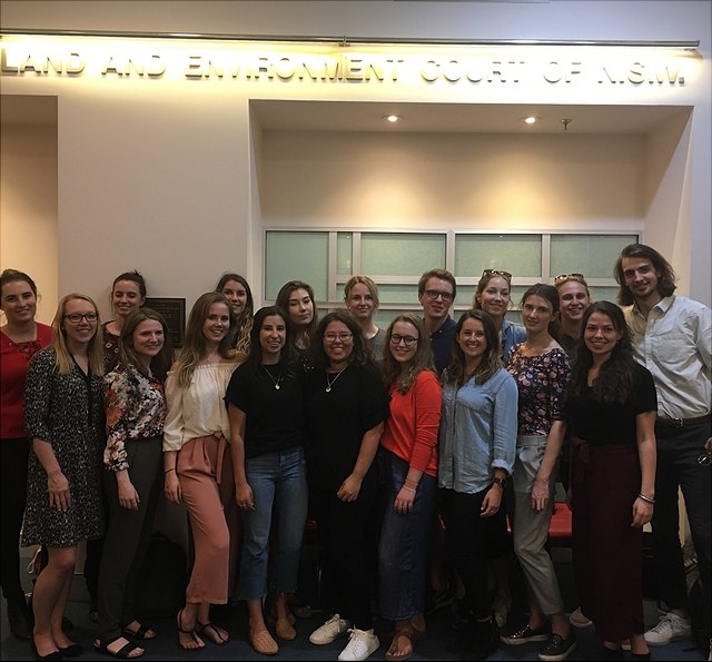 group picture of summer school students