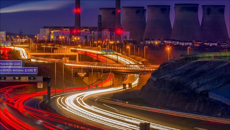 Coal plant and traffic
