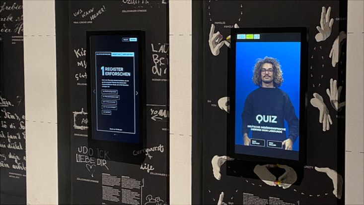 Ein Blick auf die Medienstation.
