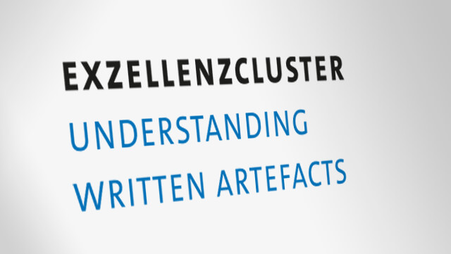 Exzellenzcluster Understanding Written Artefacts öffnen