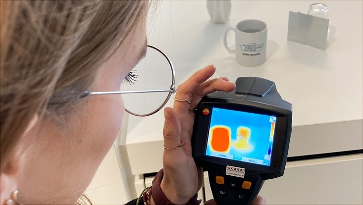 Arbeit im „Wärmebilder analysieren“-Workshop