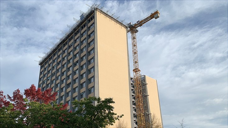 Der Philosophenturm auf dem Hauptcampus der Universität Hamburg
