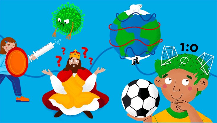 Illustrations from the current Children’s University live lectures