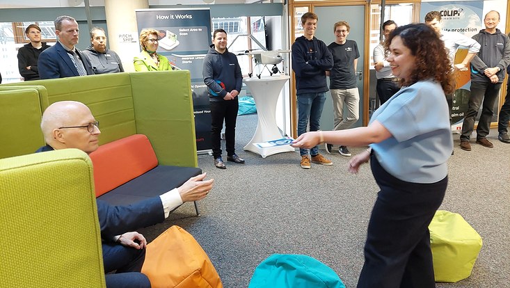 Präsentation vor Bürgermeister Tschentscher