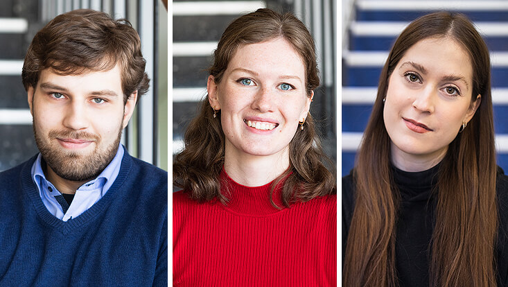 Robert Kuhrwahl, Alina Burmester und Svea Mumme