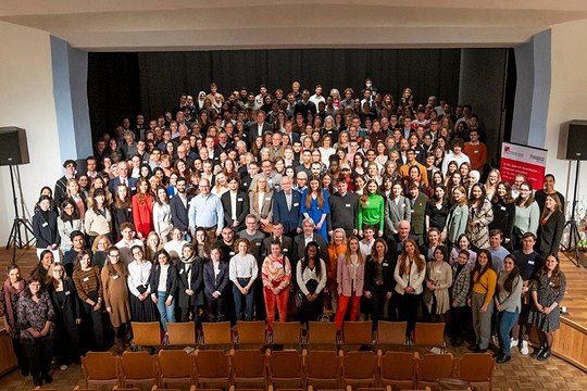 Gruppenbild Verleihfeier Deutschlandstipendien 2023 Gruppenbild Verleihfeier