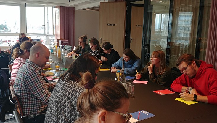 Studierende in der Körber-Stiftung