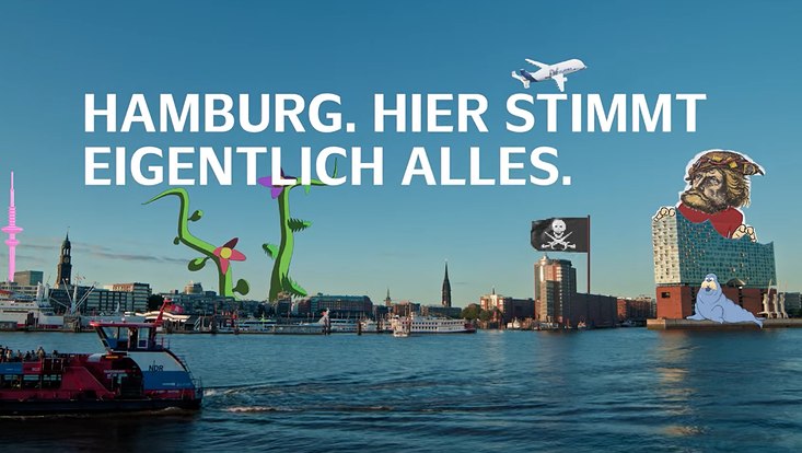 Bildschirmfoto aus dem Video "Hamburg for real?".
