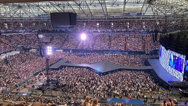 Recording of the Taylor Swift concert in Gelsenkirchen