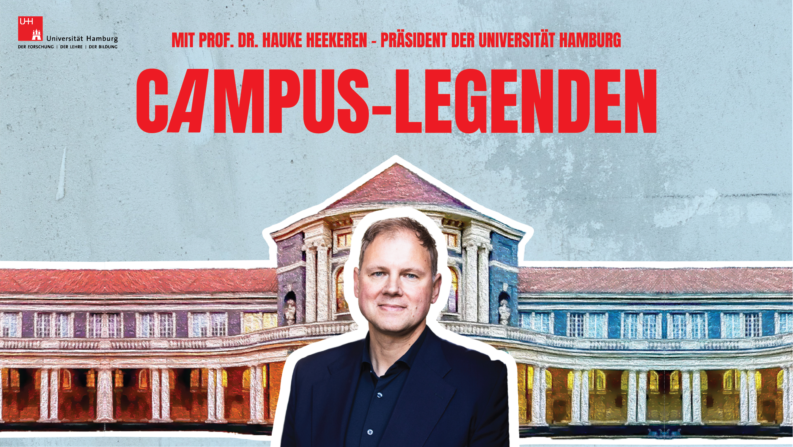 Logo des Podcasts „Campus-Legenden“