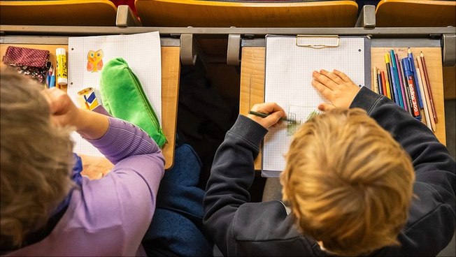 Kinder-Uni im Audimax der Uni Hamburg