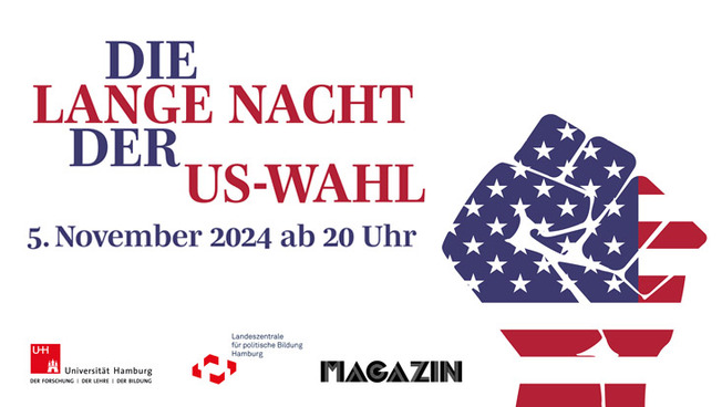 Key Visual der „Langen Nacht der US-Wahl“