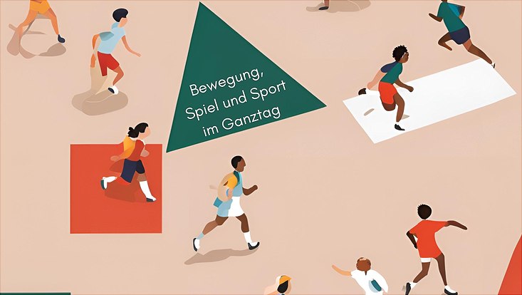 Symbolic illustration of movement on the school playground
